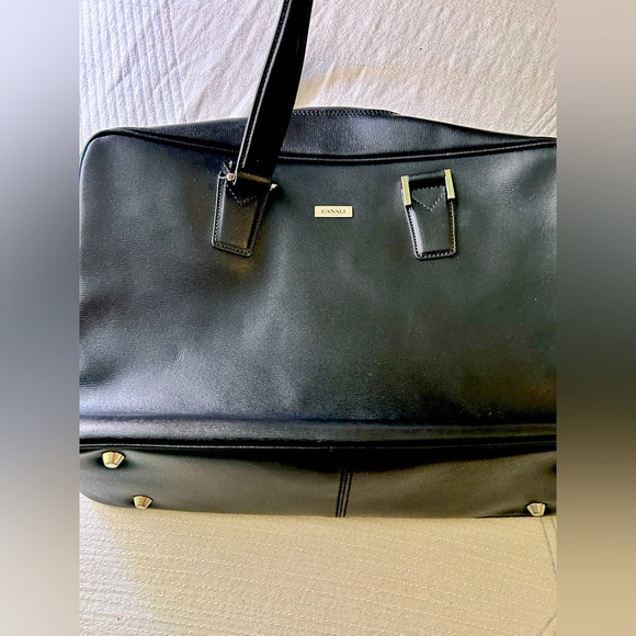 CANALI Saffiano Leather Briefcase new - Picture 1 of 17